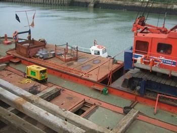 Repairs to quay wall Newhaven Harbour 